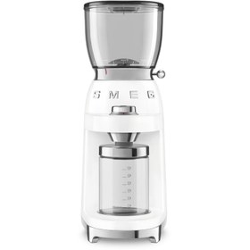 Resim Smeg Beyaz Kahve Öğütme Makinesi CGF01WHEU 