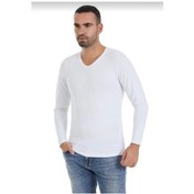 Resim Yıldız 340 Erkek Modal V Yaka Uzun Kol Atlet 12 Adet 001 