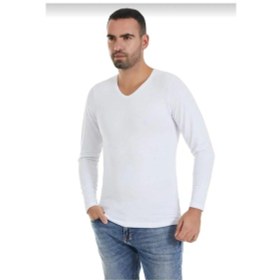 Resim Yıldız 340 Erkek Modal V Yaka Uzun Kol Atlet 12 Adet 001 