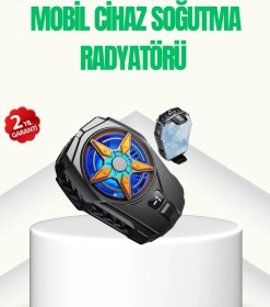 Resim Tek Oyunlar İçin Güçlü Telefon Soğutucu Fan Dijital Ekranlı Najmaddin 