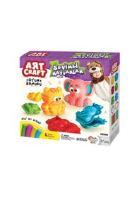 Resim Oyuncak 3d Hayvanlar Hamur Set 200 Gr 