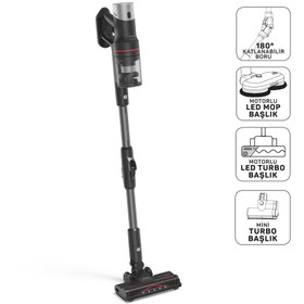 Resim Arzum AR4210 MagiClean HydroFlex Dikey Şarjlı Süpürge - Siyah 