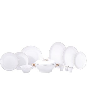 Resim Korkmaz Lidya Collection 60 Parça Gold Yemek Takımı A8187 
