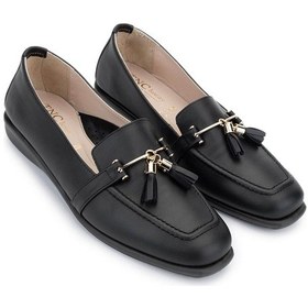 Resim Relax Anatomic Kadın Hakiki Deri Siyah Comfort Ayakkabı 611 E2742 Bn Ayk Y25 Black Siyah 