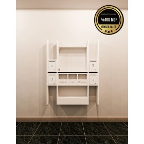 Resim Elips Posta Kutusu Mdf 4 ' Lü 