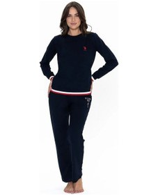 Resim U.S. Polo Assn. U.s Polo Assn. 20110 Kadın Uzun Kollu Bisiklet Yaka Rahat Ev Giyim-lacivert Lacivert 