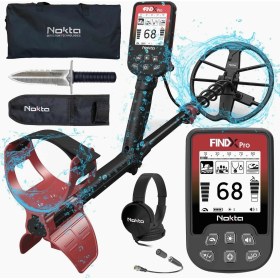 Resim Braventa Collection Nokta Fındx Pro Yetişkinler Için Metal Dedektörü, Altın Için Profesyonel Tamamen Su Geçirmez Metal D 