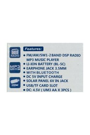 Resim Everton Rt-310bt Bluetooth Radyo Nostaljik Usb Şarjlı 13cm Rt-310bt 