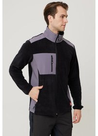 Resim Rosa Fleece Coat Erkek Polar Mont - İş Güvenliği Ve Outdoor Kullanım İçin Sıcak Ve Dayanıklı Polar M Siyah 