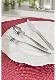 Resim Lugga Sare Tatlı Çatal Kaşık Bıçak Takımı 6 Kişilik 18 Parça 