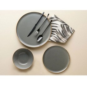 Resim Porland Grazia Seasons K.Gri 24 Parça 6 Kişilik Yemek Takımı 04ALM006590 