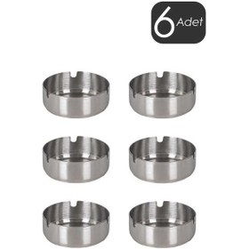 Resim Porsima Etn-015 6 lı Küllük 1,2 ml Kalınlık Metal Küllük 