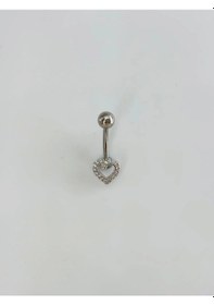 Resim Kalp Detaylı Göbek Piercing Çok Renkli 72087506 