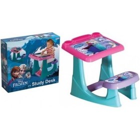 Resim Demirelindirim Frozen Büyük Boy Çocuk Ders Çalışma Masası Yazı Yazma Masası 