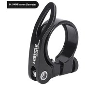 Resim Teltree 34.9mm Bisiklet Oturma Çubuğu Klembi - Dağ Ve Yol Bisikletleri İçin Hızlı Çıkma Kilit Sistemi, Güçlü Sabitleme, Hafif Ve Dayanıklı Siyah 