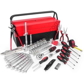 Resim MOONSHOP Lüx Hindisatan Üretimli86 Parça Profesyonel Alet Takım Çantası 