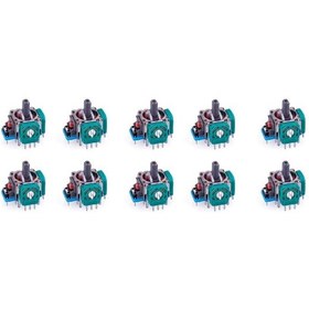 Resim 10 Adet 3d Ps4 Ve Xbox One Denetleyicisi İçin Yedek Analog Çubuk 