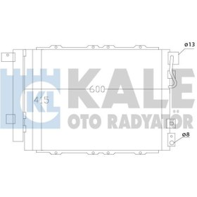 Resim KALE 342540 Klima Radyatoru (KİA: SORENTO 02- 97606-3E600 600×415×15 976063E600 (WT276992) 