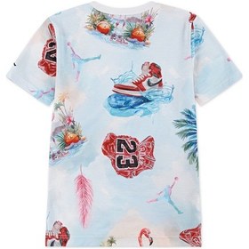 Resim Nike Nıke Jordan Jdb Jordan Flamıngo Aop Ss Tee Erkek Çocuk Tişört 95d844 001 001 Çok Renkli 