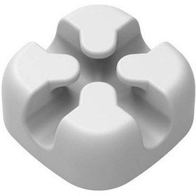 Resim Orico Çapraz Şekilli Silikon Masaüstü Kablo Düzenleyici Gri 5'Li N11.237 