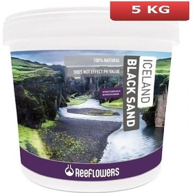 Resim Reeflowers Iceland Black Sand Akvaryum Kumu (1-2 Mm) 5 Kg Ibs25k1 