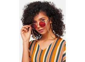 Resim X-lady Accessories Kadın Gözlük Zinciri Retro Kalın Gold 