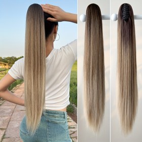Resim 1 adet Unisex-Yetişkin Uzun At Kuyruğu Sentetik Elyaf Saç Ek Parçası, Yüksek Sıcaklık Elyafı, Düz Saç, Çoklu Renk Mevcut, Temel Stil, Günlük Giyim için 66,04 cm 