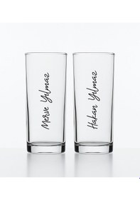 Resim Bk Gift Kişiye Özel İsimli 2li Rakı Bardağı -1, Arkadaşa Hediye, Sevgiliye Hediye Kobitmeyencom33994 Bk Gift 