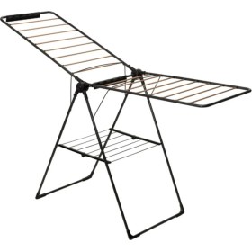 Resim Siyah Violin Delüx Çamaşır Kurutma Askısı, Dayanıklı ve Şık Tasarım 