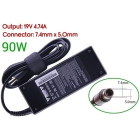 Resim Laptopyedekparca HP Uyumlu Compaq 620, 621, 625 Adaptör Şarj Aleti Sıfır 19V HP Uyumlu 90W A++ 