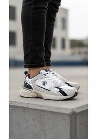 Resim Lumberjack Ullyses 6fx Beyaz Lac Koşu Yürüyüş Anatomik Spor Ayakkabısı Lacivert 