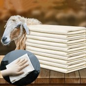 Resim 1 adet Ultra-Absorbent Gerçek Koyun Derisi Araba Yıkama Havlusu - Çiziksiz Temizlik için Yumuşak Hızlı Kuruyan Bez, Araba, Ev ve Pencere Cam Kurutma için Süper Emici, Non-Textile, Hızlı Kuruyan, Araba Yıkama Havlusu 