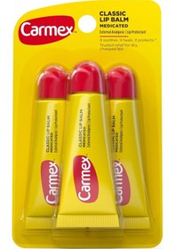 Resim Carmex Classic Dudak Balsamı Tüp 3 x 10 G 