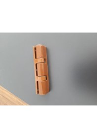 Resim 90 Mm Pvc Pimapen Kahverengi Quick Çelik Kapı Menteşesi 20 Adet 