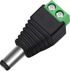 Resim Klemens Girişli Erkek DC Barrel Jack 5.5*2.5Mm Power Plug Jak Adaptör Konnektör 