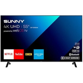 Resim Sunny SN55FMN243 55" Uydu Alıcılı 4K Ultra HD Smart LED TV Sunny