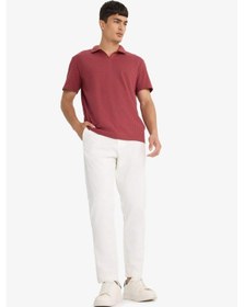 Resim Defacto Tailored Regular Fit Duble Paça Pantolon F0288ax25auer140 Ekru 