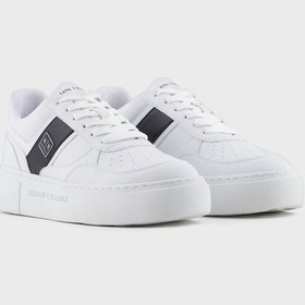 Resim Armani Exchange Bayan Ayakkabı Xdx176 Xv917 K488 Beyaz-siyah Beyaz-siyah Beyaz - Siyah 