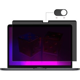 Resim MacBook Pro 16.2 Inç Için Manyetik Gizlilik Ekranı Filtresi 