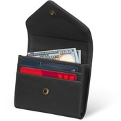 Resim OttoAngelino Bozuk Para ve Kredi Kartı Cüzdanı RFID Korumalı OT163 