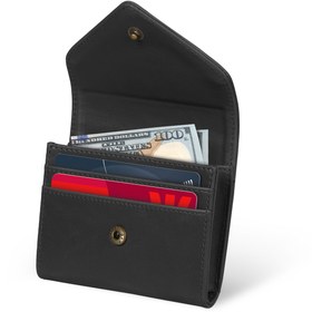 Resim OttoAngelino Bozuk Para ve Kredi Kartı Cüzdanı RFID Korumalı OT163 