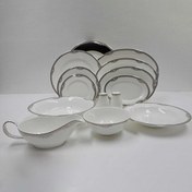 Resim Evaliza Versailles Platin 60 Parça 12 Kişilik Yemek Takımı 