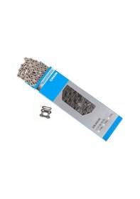 Resim Shimano Hg40 Zincir 116 Bakla Kutulu Gri - Siyah 