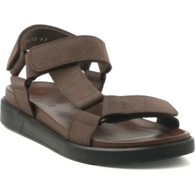 Resim John May Erkek Sandalet Ag- 23210-8 John May Nubuk Kahve 