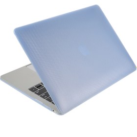 Resim Cbtx Karbon Fiber 13.3" MacBook Air Dizüstü Bilgisayar Koruma Kılıfı Bebek Mavisi 