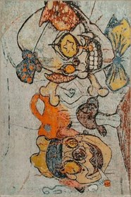 Resim rugs modern Renkli Kurukafa Desenli Dokuma Taban miravip695, 75 x 300 