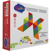 Resim NessiWorld Ahşap Üçgen Puzzle 