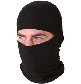 Resim Termal Polar Kar Maskesi Şapka Bere Unisex Kışlık Boyunluk Siyah 