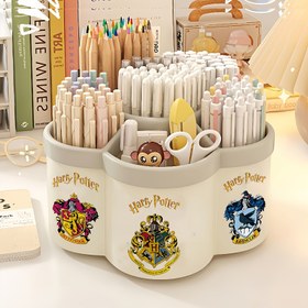 Resim WB Warner Dört Evi , Ravenclaw Hufflepuff ve Slytherin 360° dönebilen sevimli kalemlik büyük kapasiteli saklama çantası Noel Cadılar Bayramı İkisi işe uygun El Sanatlarınız Çözüm Ofis Malzemelerini Organize Etme, Şık Masa Üstü örgütleyici Temaya Özel ofise dekor Dayanabilir Tasağımız Kalemi Pena Tutucu masa ortusunda Saklanma Kabı, ürünler hediye alışverişcileri Office Workers 