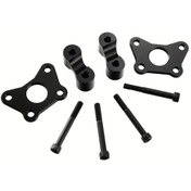 Resim Tongdashop Bombardier Spyder Rt 2020+ Siyah Ayarlanabilir Alüminyum Direksiyon Seti Aerodinamik Dayanıklı Performans 